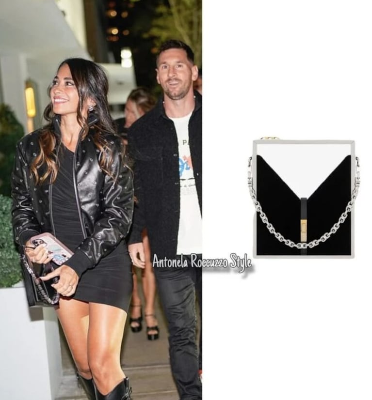 Cuánto cuesta el millonario outfit de Antonela Roccuzzo para salir a cenar con Lionel Messi en Miami