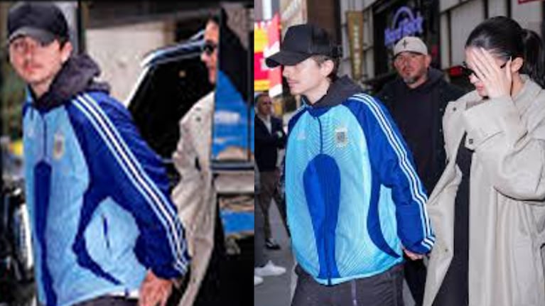 Cuánto cuesta la campera de la Selección Argentina que Timothée Chalamet lució en Nueva York