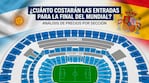 Cuánto cuestan las entradas para la final Argentina vs España del Mundial 2026 (foto IA)