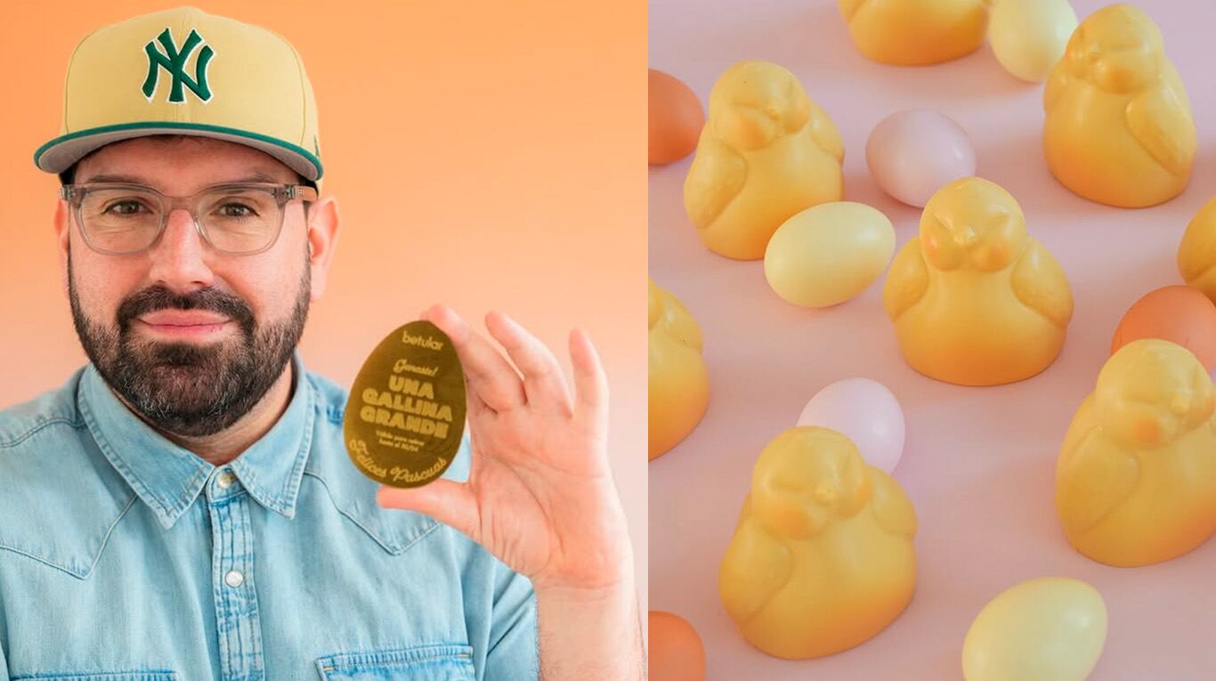 Cuánto cuestan los huevos de Pascua de Damián Betular, Narda Lepes y Donato de Santis. Foto: IG | betular.patisserie