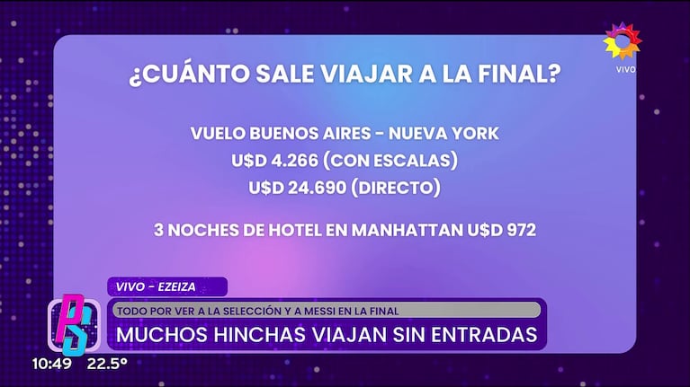 Cuánto sale viajar a ver la final del Mundial 2026 (Foto: captura de Puro Show).