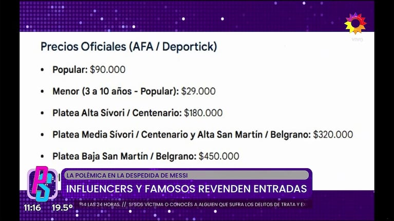 Cuánto valían las entradas para ver la despedida de Lionel Messi en el Monumental.