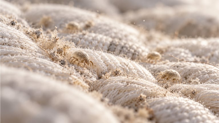 Cuatro trucos para limpiar los ácaros del colchón sin usar bicarbonato. Foto: IA