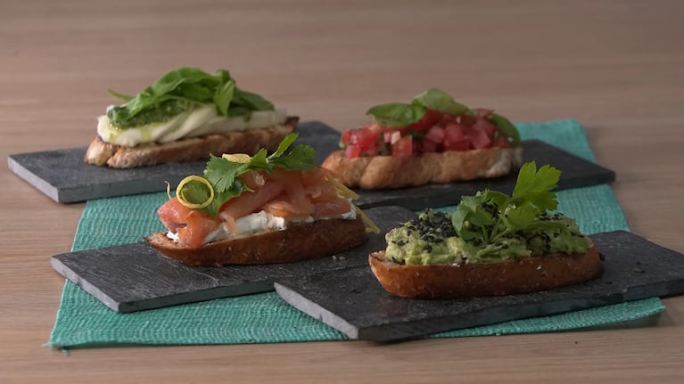 Cuatro versiones irresistibles de bruschettas para una entrada perfecta. Foto: Cucinare.TV