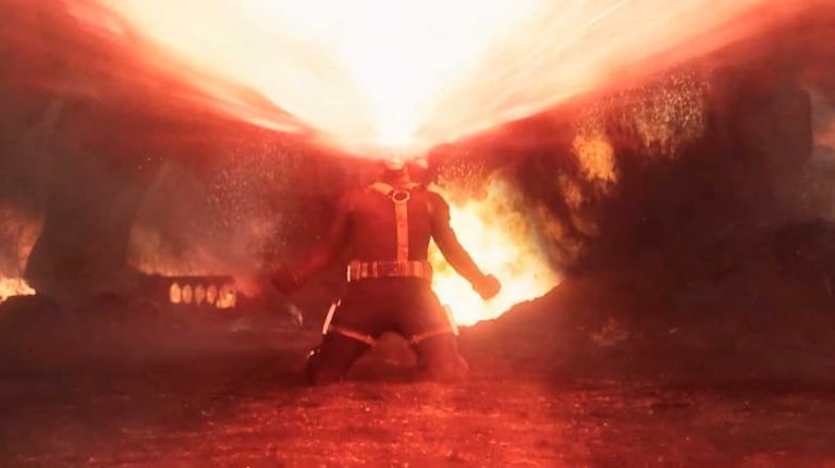 Cyclops (James Mardsen) desplegando todo su poder en Averngers: Doomsday (Foto: captura Marvel Studios))