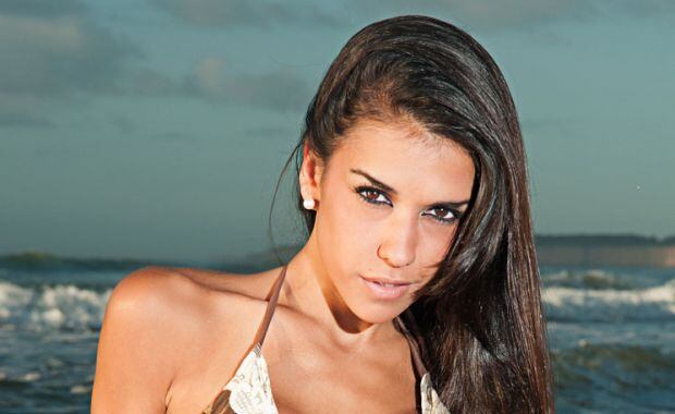 Cynthia Aller, ex azafata de A todo o nada. (Foto: CH Fotografía)