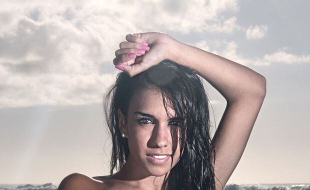 Cynthia Aller, ex azafata de A todo o nada. (Foto: CH Fotografía)