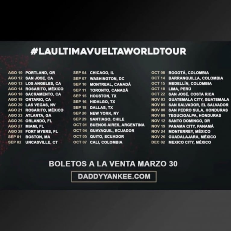 Daddy Yankee llega a la Argentina con su gira de despedida: las entradas, cuándo toca y por qué se retira