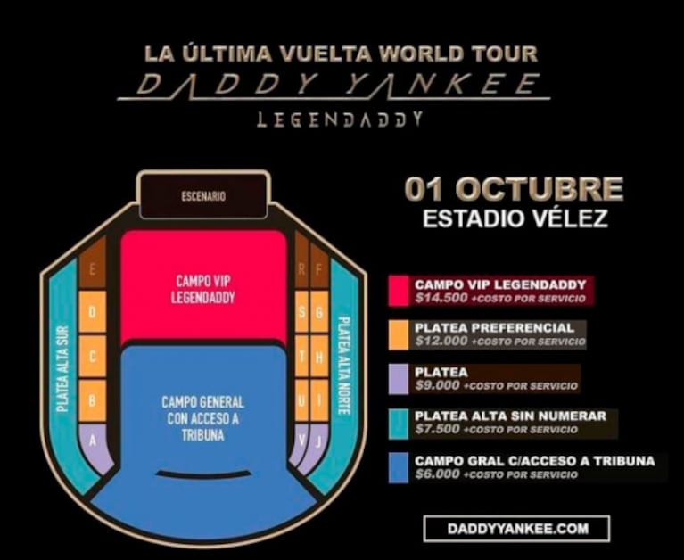 Daddy Yankee toca en Argentina con su gira despedida: cómo comprar las entradas, cuándo y dónde es el recital