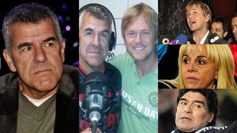 Dady Brieva defendió a su amigo Jorge Taiana (Fotos: Archivo Ciudad.com y Web). 