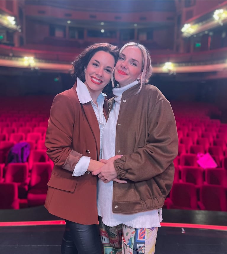 Dai Fernández y Julieta Nair Calvo, a quien reemplazó en Tootsie.