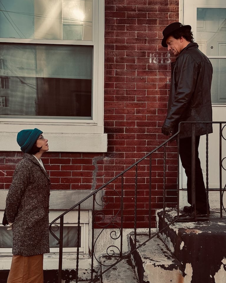 Dai Fernández y Nico Vázquez recrearon uno de los momentos icónicos de "Rocky" en Filadelfia. (Foto: Prensa)