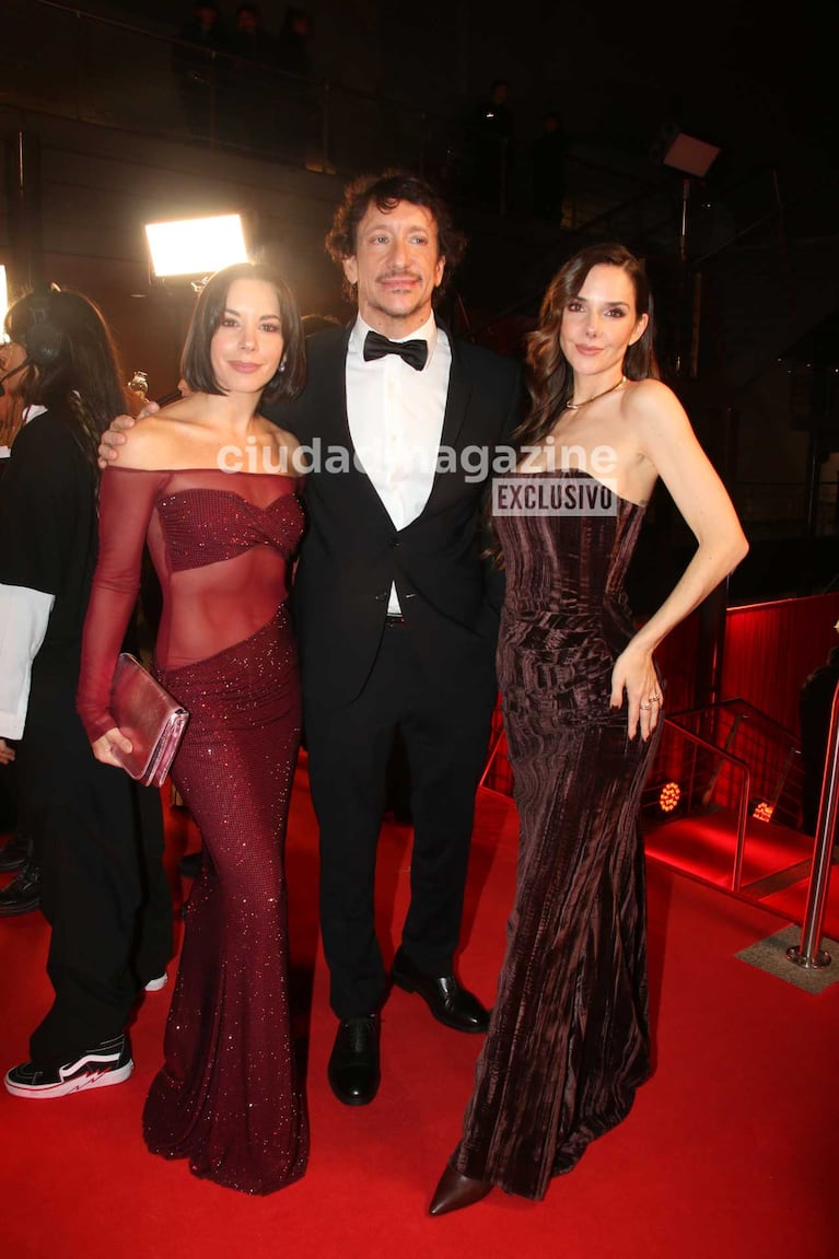 Daiana Fernández, Nico Vázquez y Julieta Nair Calvo (Foto: Movilpress)