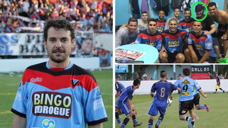 ¡Dale campeón! Pedro Alfonso jugó con la Primera de Brown de Adrogué