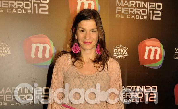 Dalia Gutmann en los Martín Fierro de cable. (Foto: Jennifer Rubio)