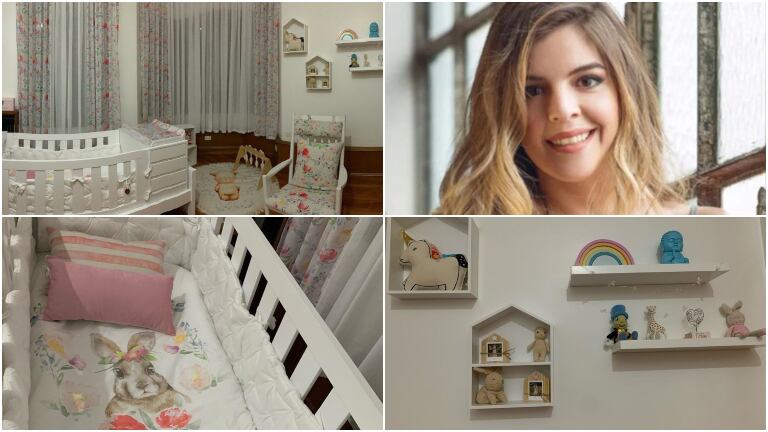 Dalma Maradona compartió fotos del cuarto de su hija, Roma: Es divino, pero todavía no lo usa