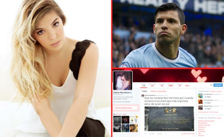Dalma Maradona, contra la hermana del Kun Agüero. (Foto: Web)