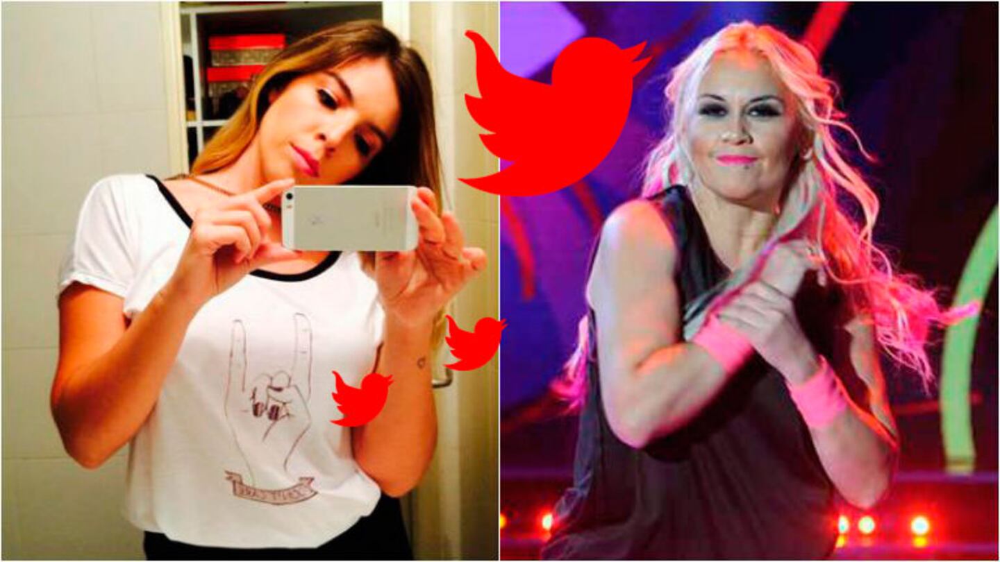 Dalma Maradona contra Verónica Ojeda en Twitter. Foto: Captura