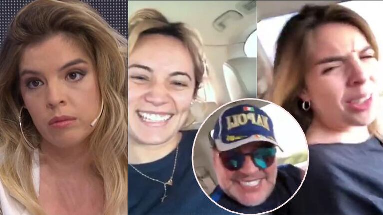 Dalma Maradona, enojada tras el video con su papá y Rocío Oliva. 