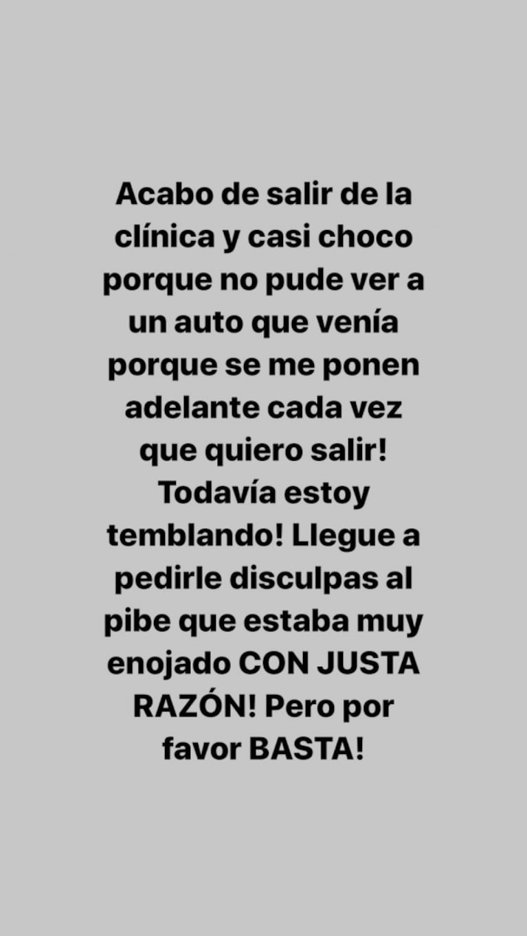 Dalma Maradona estalló contra la prensa: "¡Hoy casi choco porque se me ponen adelante! ¡Eso no es un trabajo!"