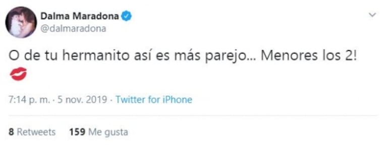 Dalma Maradona salió al cruce de Rocío Oliva: "Nunca más nombres a mi hija porque voy a hablar de tu papá"