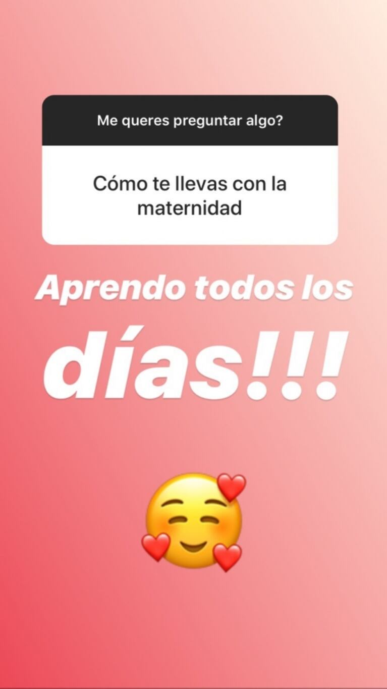 Dalma Maradona, sobre la llegada de su hija Roma: "¡Lo peor es no poder decidir cuándo dormir y cuándo no!"