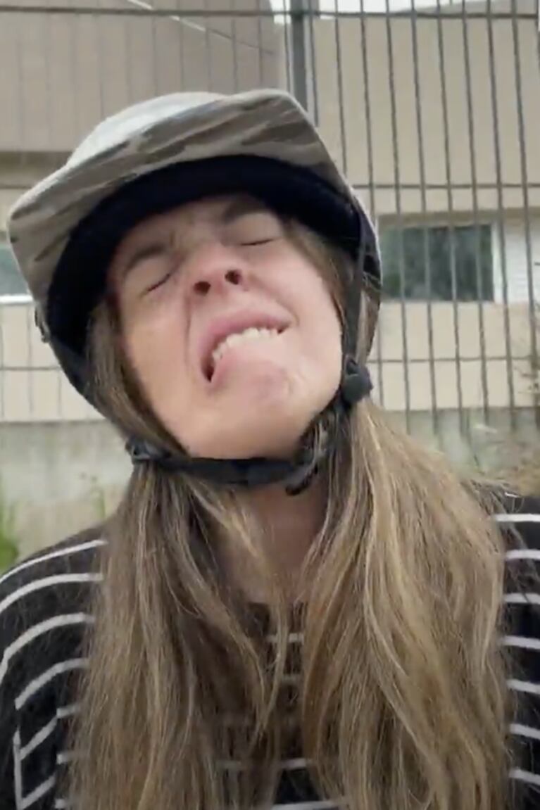 Dalma Maradona sufrió un doloroso accidente mientras andaba en bicicleta: "Necesito las rueditas"