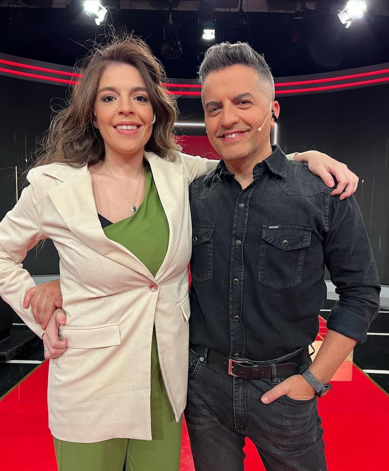 Dalma Maradona y Ángel de Brito.