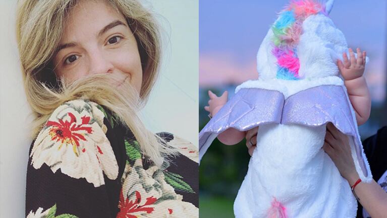 Dalma saludó a su hijita por su primer cumple.