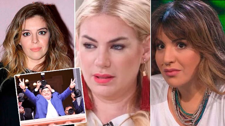 Dalma y Gianinna Maradona se cruzaron con Esmeralda Mitre por tildar a su padre de papelonero