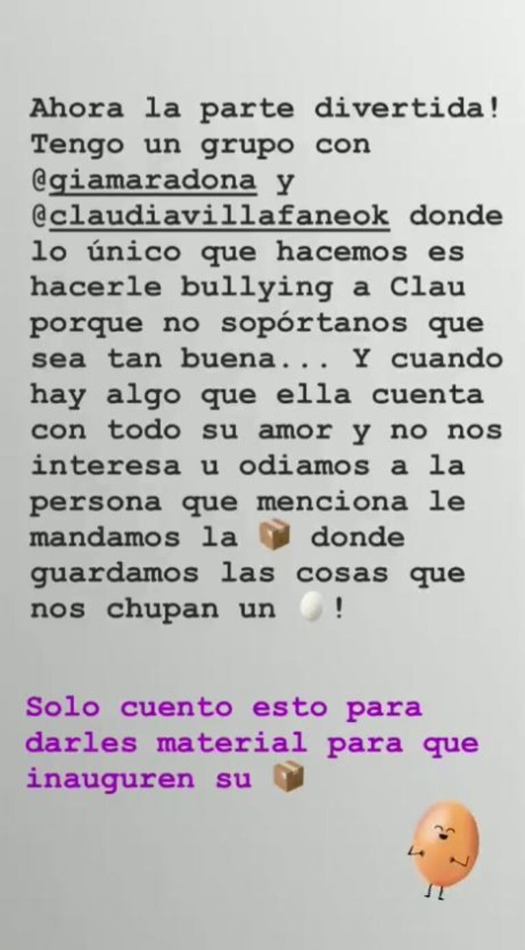Dalma y la reacción de Claudia tras el encuentro de Maradona con su nieto: "Ella es la persona más feliz del mundo con esa foto"