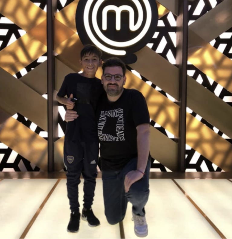 Damián Betular conoció a Joaquín Nahuel, el nene pastelero que se volvió viral en las redes