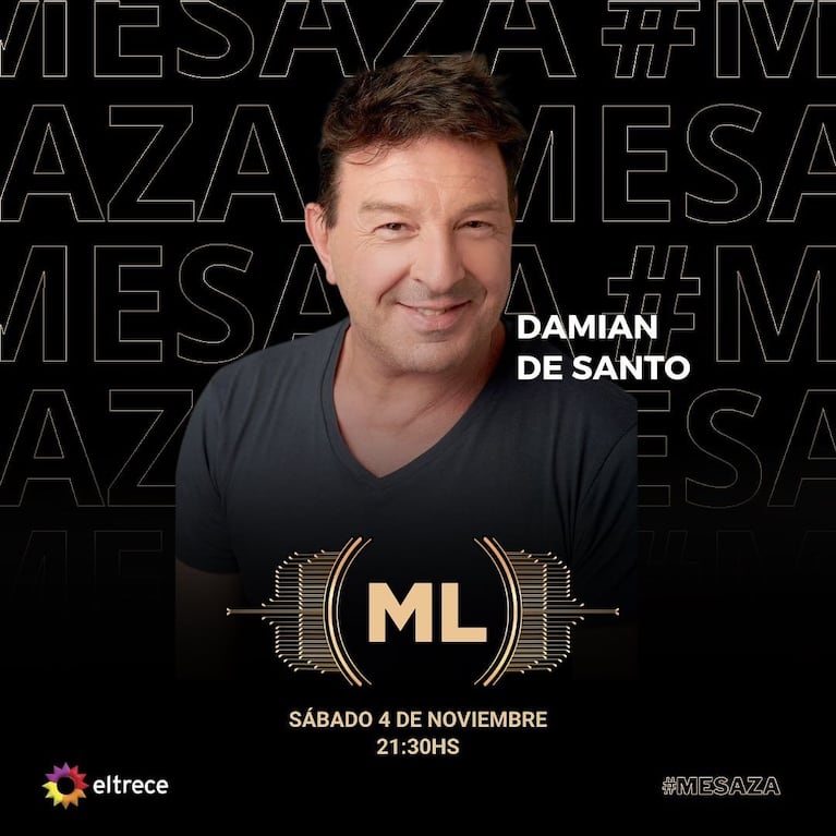 Damián De Santo (Foto: Instagram @mirthalegrand)