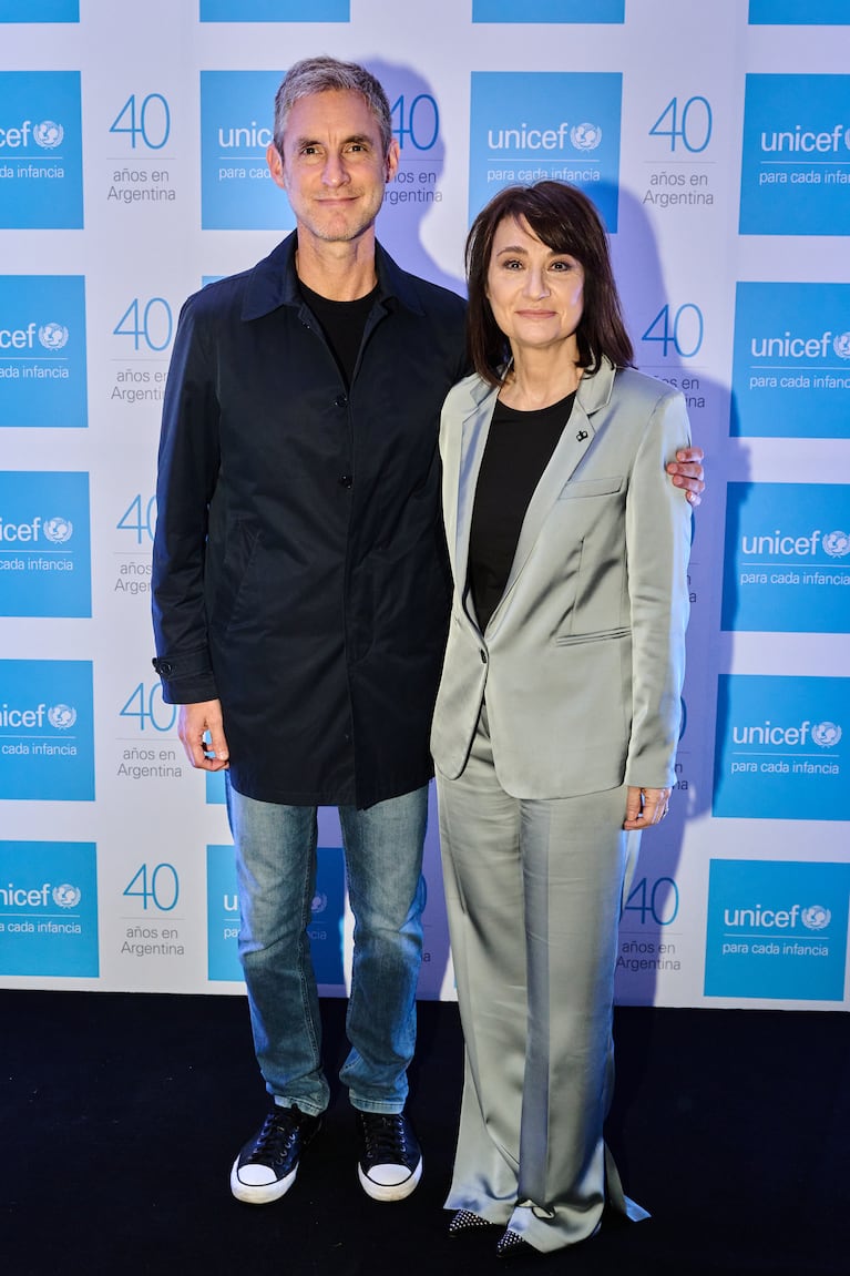 Damián Szifron y María Laura Santillán. Foto: Unicef
