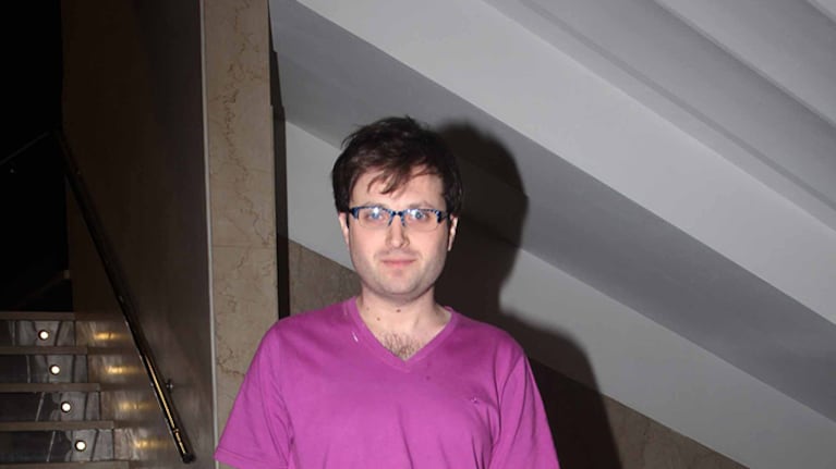 Dan Breitman y un look demasiaaado casual. (Foto: Movilpress)