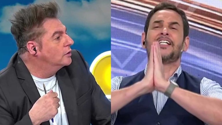 Dani Ambrosino y Rodrigo Lussich (Foto: capturas América TV)