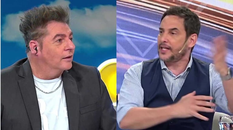 Dani Ambrosino y Rodrigo Lussich (Foto: capturas América TV)