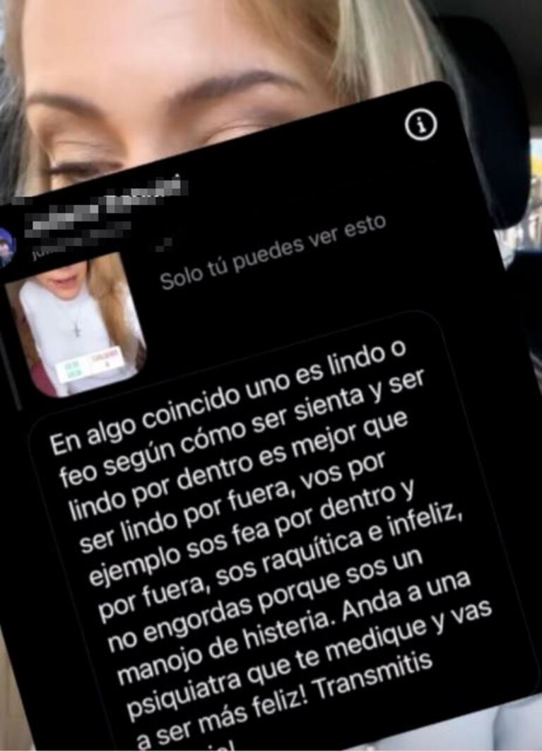 Dani La Chepi contó que sufre ciberbullying y expuso a una hater: "Me escribe todos los días"