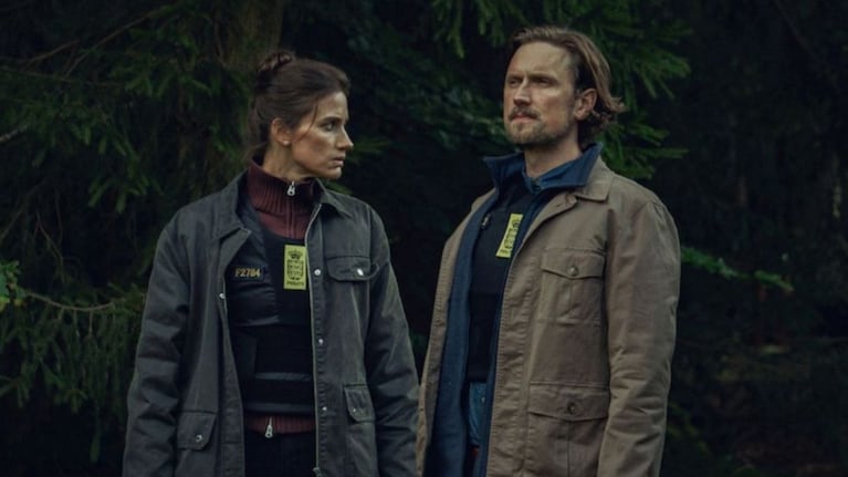 Danica Curcic como Naia Thulin y
Mikkel Boe Følsgaard como Mark Hess, una pareja de detectives y algo más.