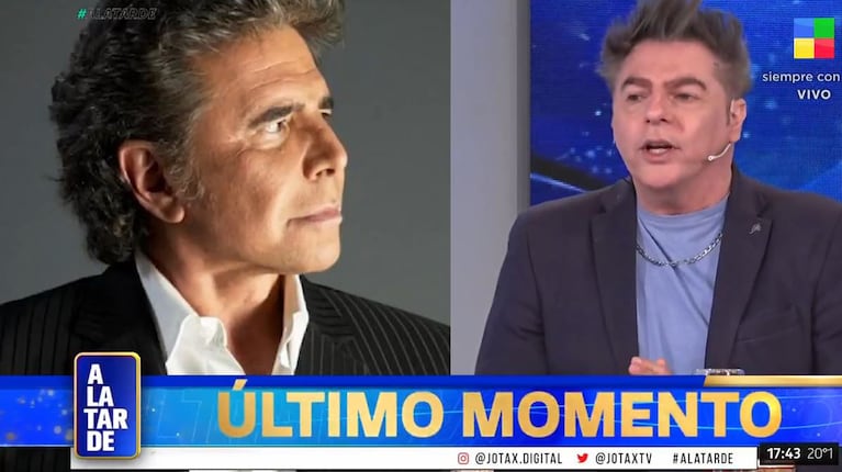 Daniel Ambrosino contó las novedades sobre Jorge Martínez. Captura: A la tarde / América TV