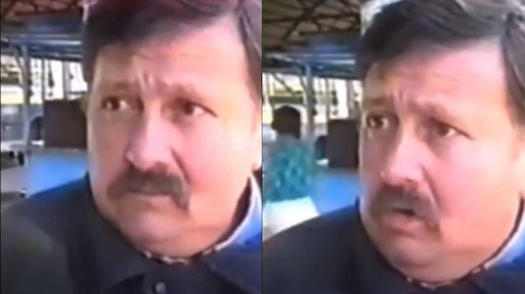 Daniel Frasca, el "atendedor de boludos" (Fotos: capturas Crónica TV)