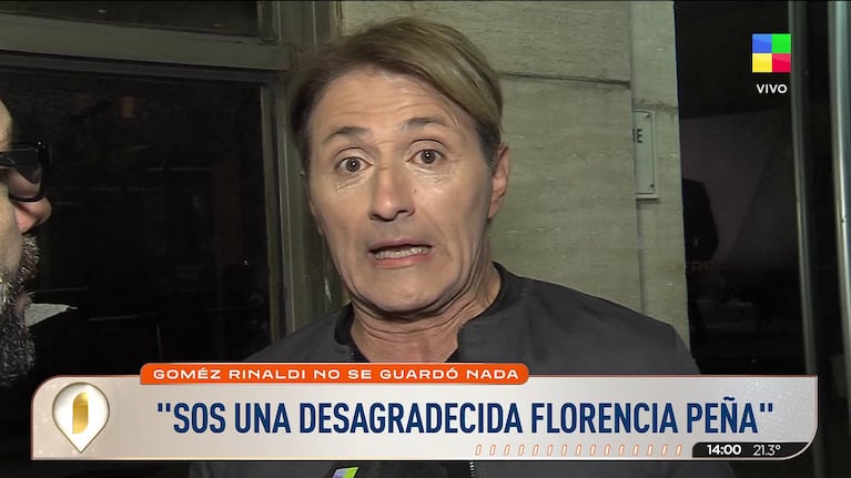 Daniel Gómez Rinaldi contra Florencia Peña.