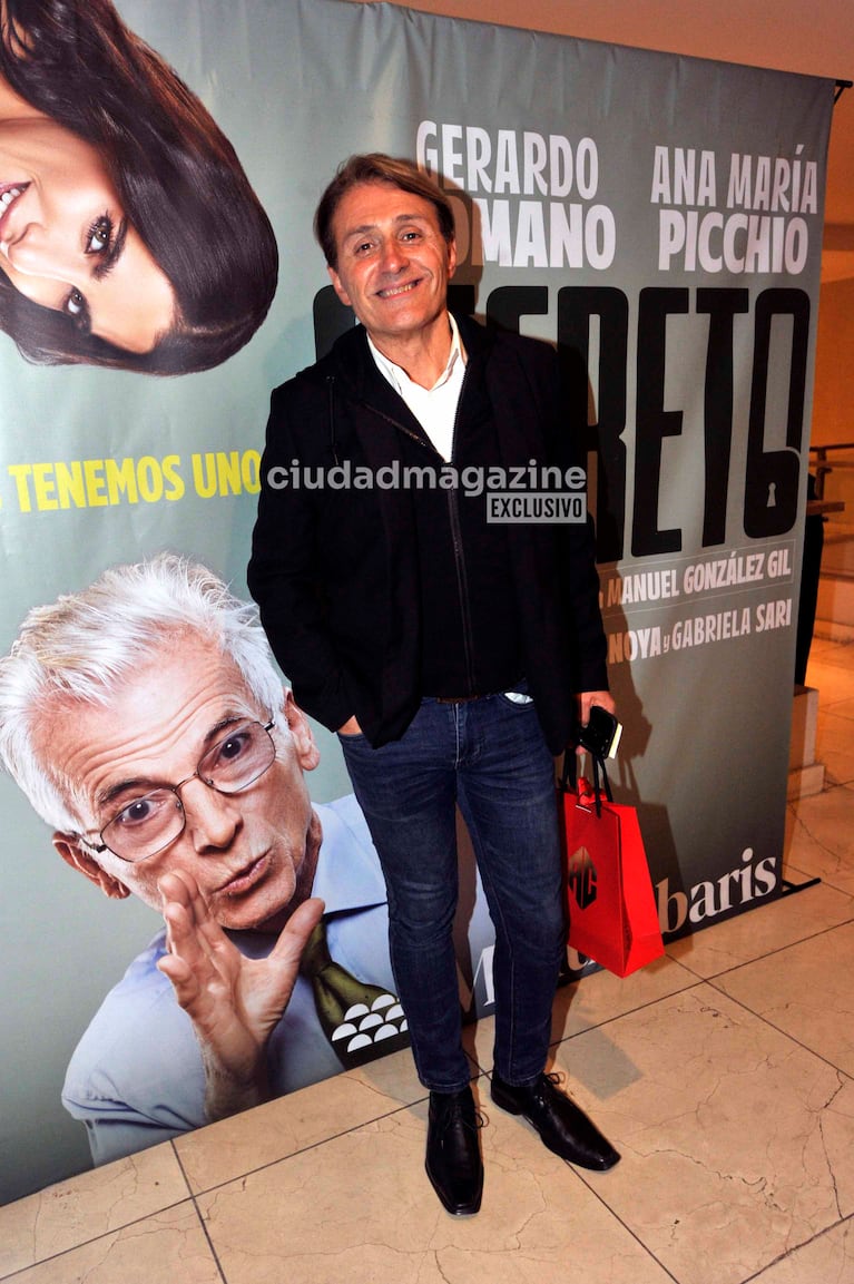 Daniel Gómez Rinaldi fue a ver Mi Secreto (Foto: Movilpress).