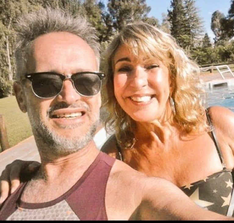 Daniel Meaglia y Georgina Barbarossa. Foto: Instagram @geobarbarossa