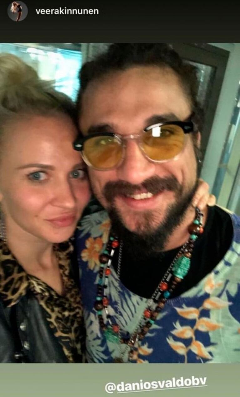 Daniel Osvaldo blanqueó su romance con Veera Kinnunen, su bailarina en el Bailando de Italia
