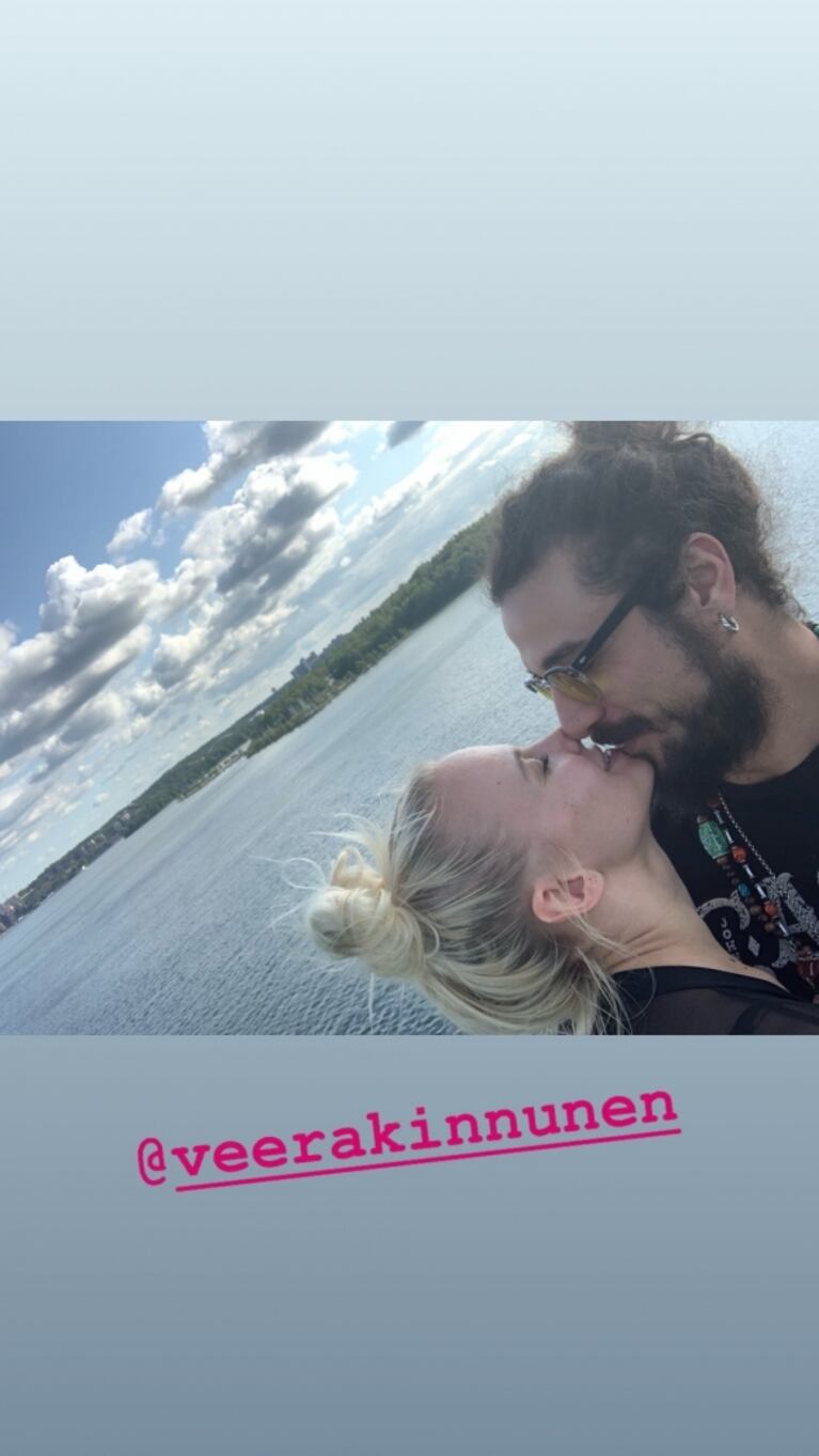 Daniel Osvaldo blanqueó su romance con Veera Kinnunen, su bailarina en el Bailando de Italia