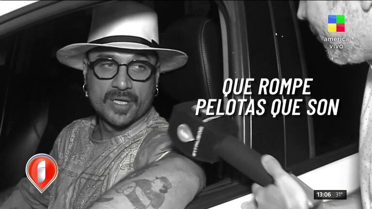 Daniel Osvaldo con Intrusos.