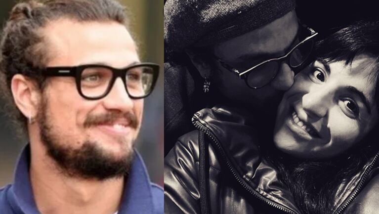 Daniel Osvaldo le declaró su amor a Gianinna Maradona con una foto romántica.
