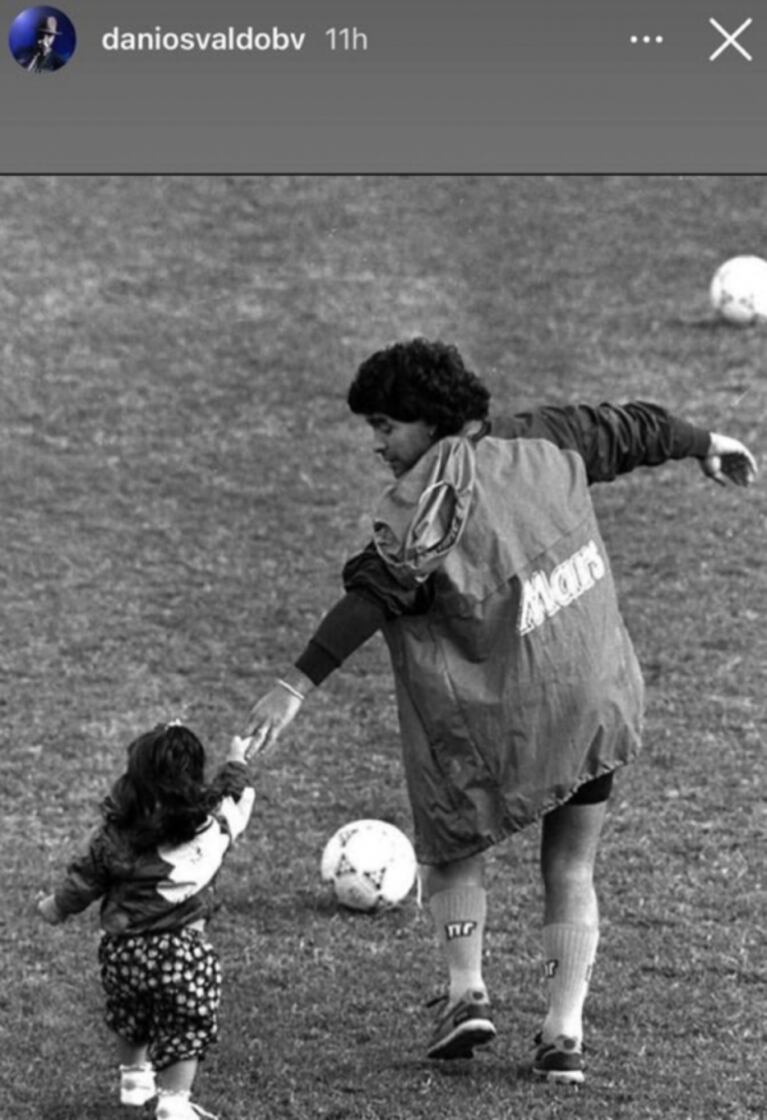 Daniel Osvaldo le dedicó un tierno posteo a Gianinna Maradona por su cumpleaños