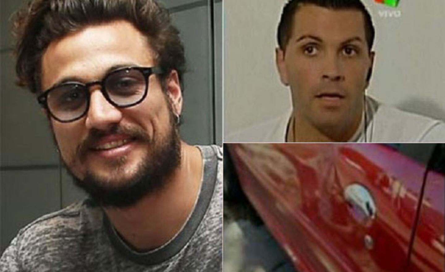 Daniel Osvaldo pidió disculpas por su agresión al auto del fotógrafo de Paparazzi. (Fotos: Web y Captura TV)